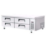 Base refrigerata cn piano a filo 4 cassetti