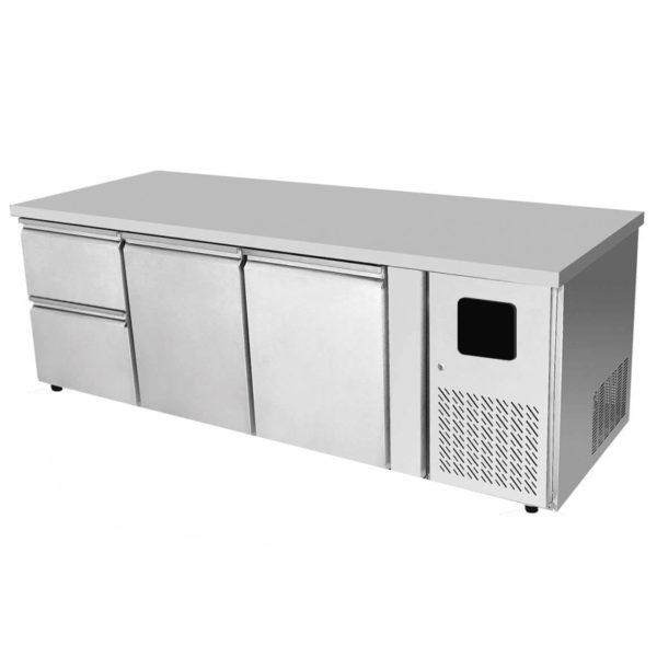 Tavolo Refrigerato 2 porte + cassettiera
