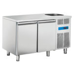Tavolo Refrigerato TN Con Lavello Lt 300 Due Porte Profondo 700