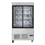 vetrina refrigerata front open
