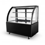 vetrina refrigerata round nera