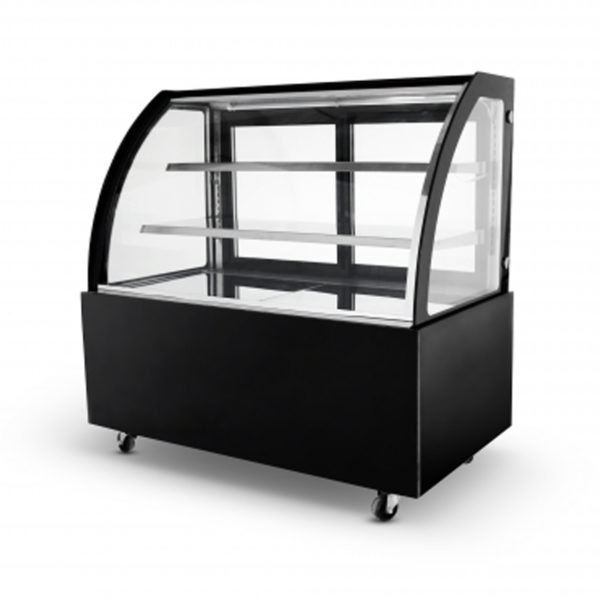 vetrina refrigerata round nera