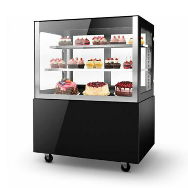 vetrina refrigerata square nera