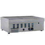 piastra a gas 50 piano rigato con bordo