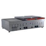 piastra a gas 80 2 calotta con bordo rigata