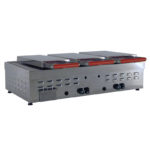piastra a gas 80 3 calotte con bordo