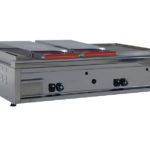 piastra a gas 90 con 2 calotte