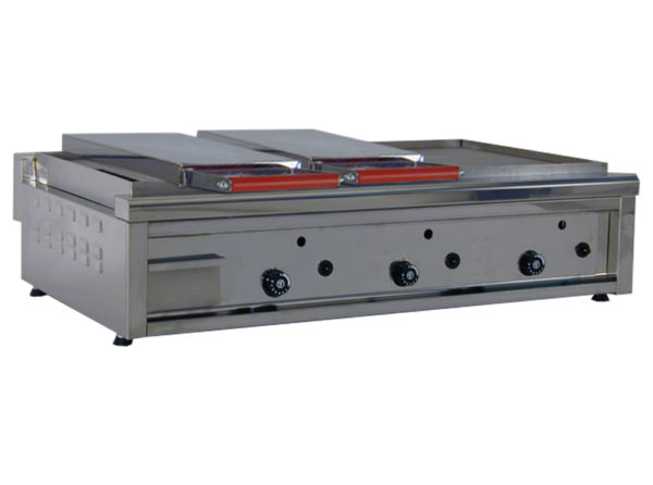 piastra a gas high power 90 con 2 calotte