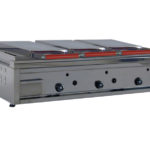 piastra a gas high power 90 con 3 calotte