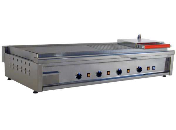 piastra elettrica 120 mezza rigata con calotta