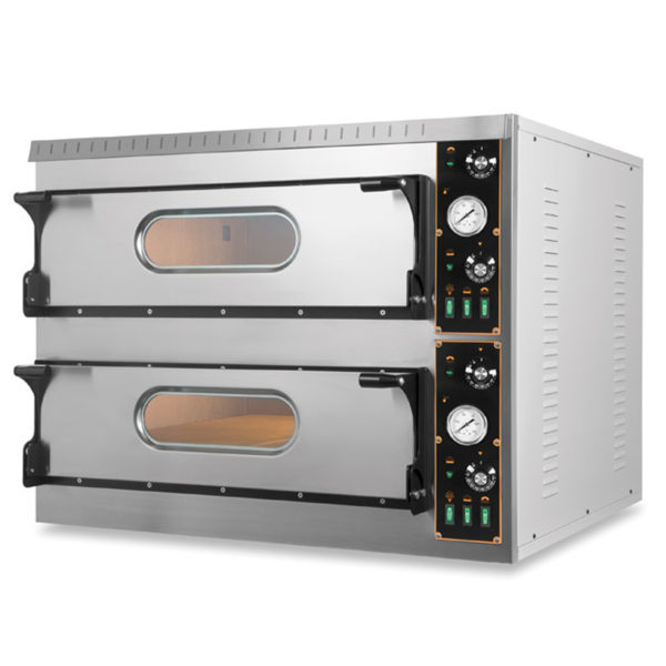 Forno Elettrico Per Pizza Due Camere 6 + 6, Pizze Serie Steel – RistorOutlet