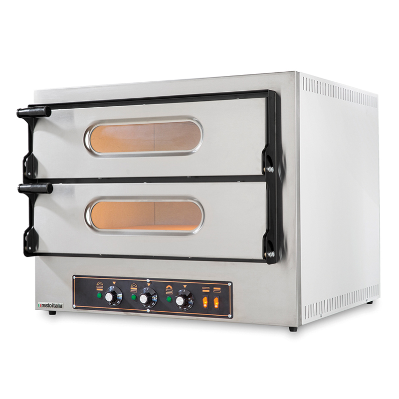 Forno Elettrico Compatto Per Pizza Due Bocche 4 Pizze Serie Steel –  RistorOutlet