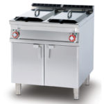Friggitrice Elettrico Lt 13+13, 2 Vasche, su mobile