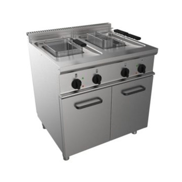 Friggitrice Elettrica, Su Mobile, Due Vasche 13+13 lt