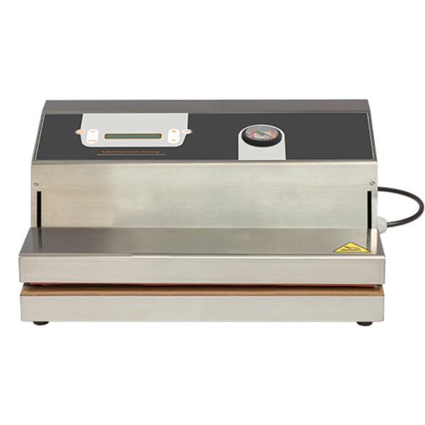 Macchina sottovuoto, Aspirazione esterna Struttura in acciaio Inox. Barra da 330 mm