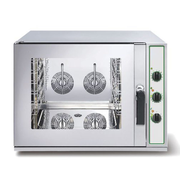 Forno Elettrico a Convezione con vapore diretto, 4 teglie 60 x 40 o 4 Teglie GN 1.1
