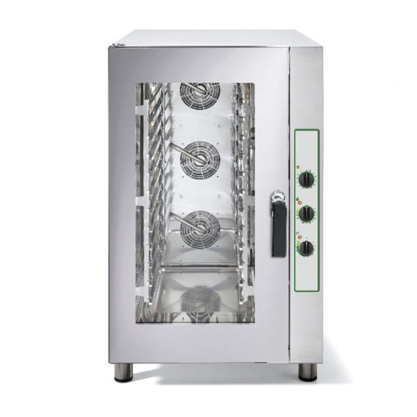 Forno Elettrico a Convezione meccanico, 10 teglie 60 x 40 o 10 Teglie GN 1.1