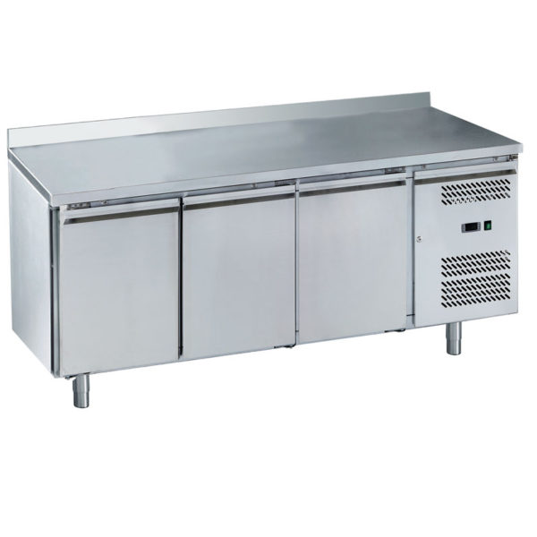 Tavolo Refrigerato 3 Porte Con Alzatina Serie CL