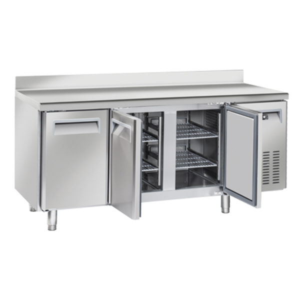 Tavolo Freezer Congelatore BT Lt 358 Tre Porte, -18°C -22°C, Profondo 600 mm
